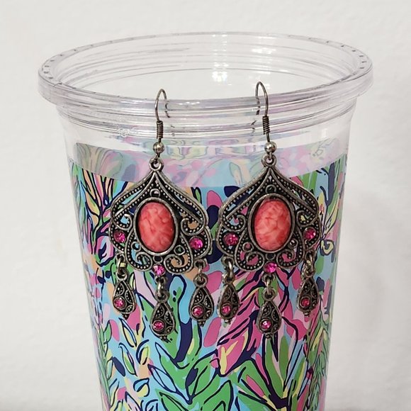 Chandelier Earrings "Vintage Bohemian" - Picture 2 of 6